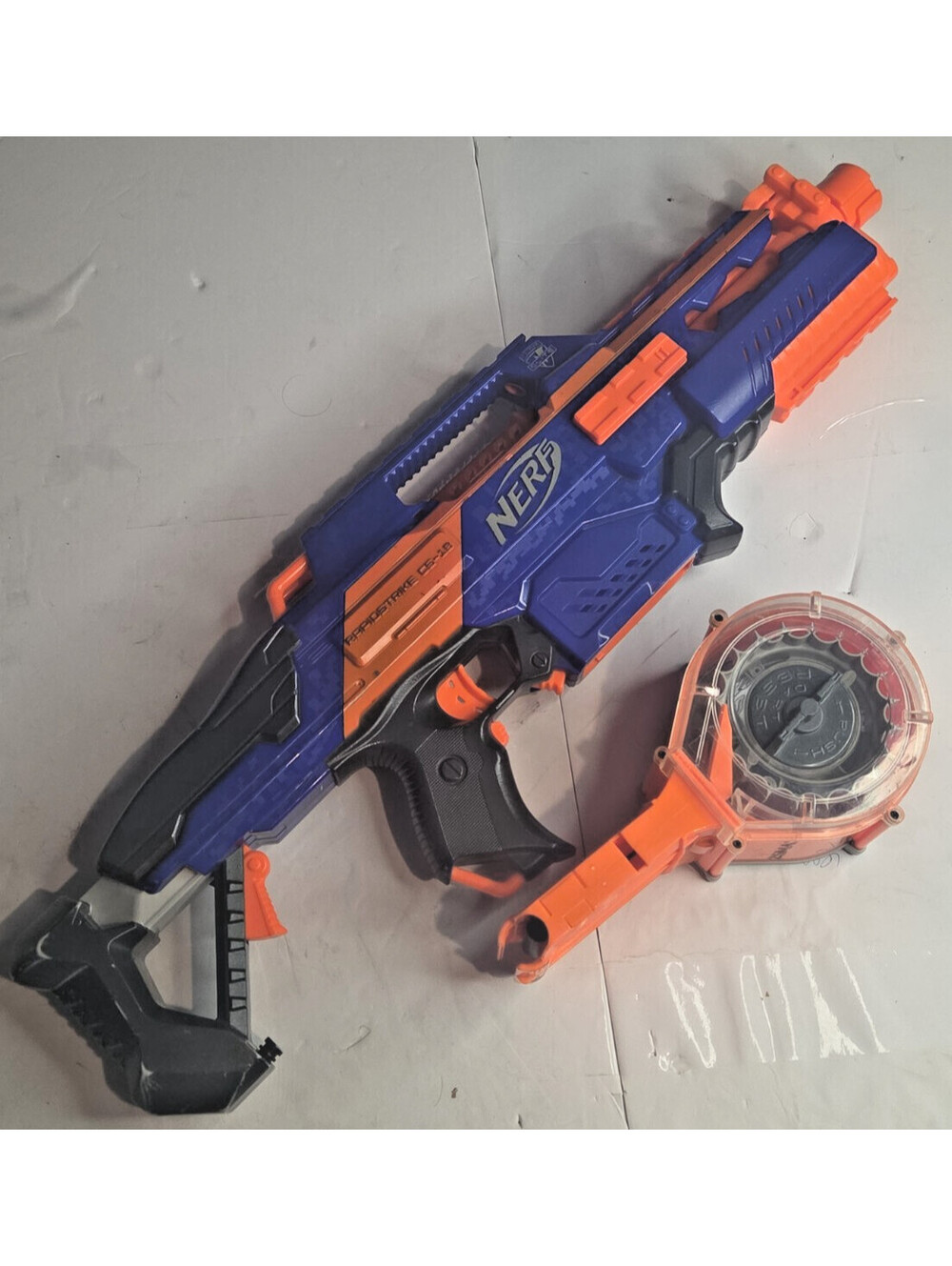 NERF N-Strike Elite RapidStrike CS-18 Motorized Blaster 25 Dart Drum Tested